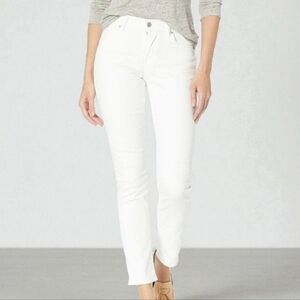 NWT Levi's Denim White Classic Ankle Crop Jeans Mid Rise Preppy Nautical 4 27